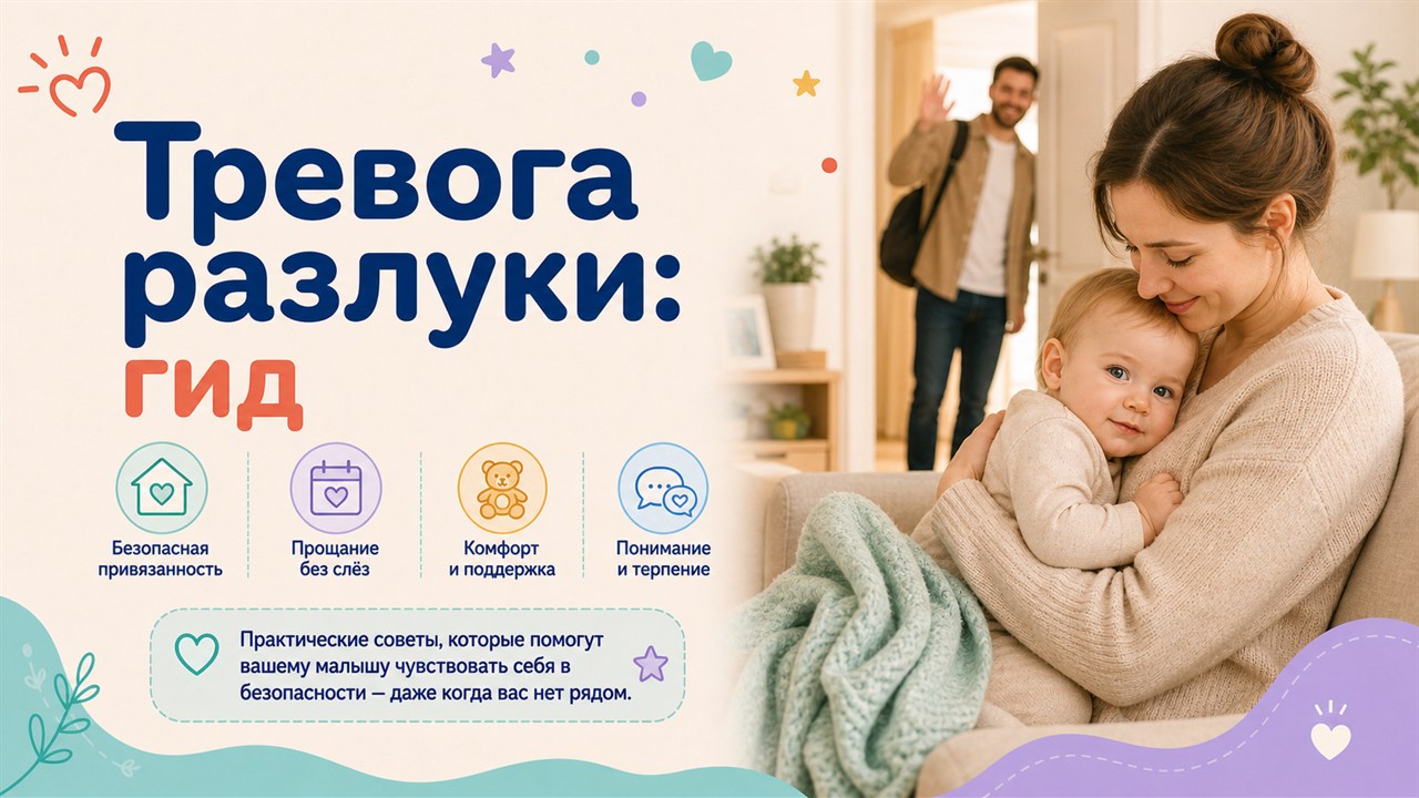 Тревога разлуки у малыша